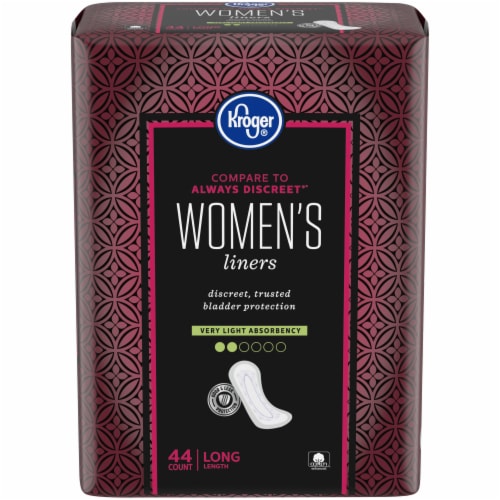 Kroger® Women's Very Light Long Liners 44 Count Perspective: front