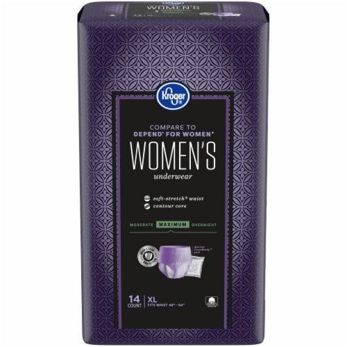 Kroger® Women's Extra Large Maximum Absorbency Incontinence Underwear Perspective: front