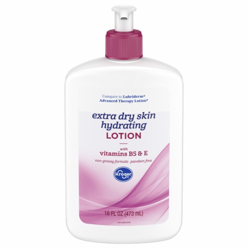 Kroger® Care Replenish Body Lotion for Extra Dry Skin with Vitamin B5 + E Perspective: front