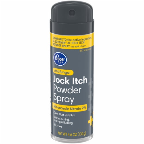 Kroger®  Medicated Jock Itch Spray Can Perspective: front