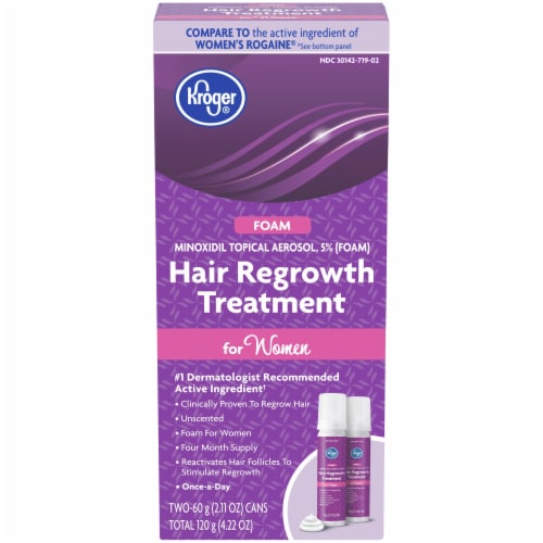 Kroger® Foam Hair Regrowth Treatment for Women Perspective: front