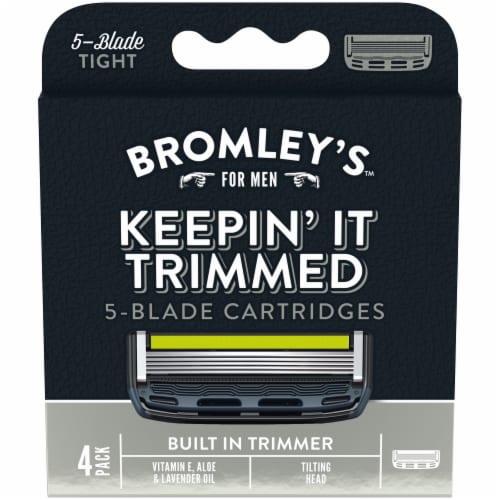 Bromley's™ For Men Keepin' It Trimmed 5-Blade Cartridges Perspective: front