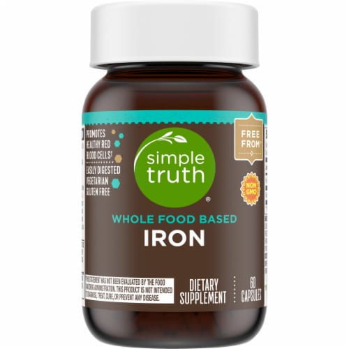Simple Truth™ Whole Food Based Iron Capsules Perspective: front