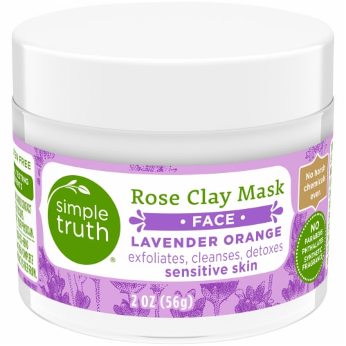 Simple Truth® Lavender Orange Rose Clay Face Mask Perspective: front