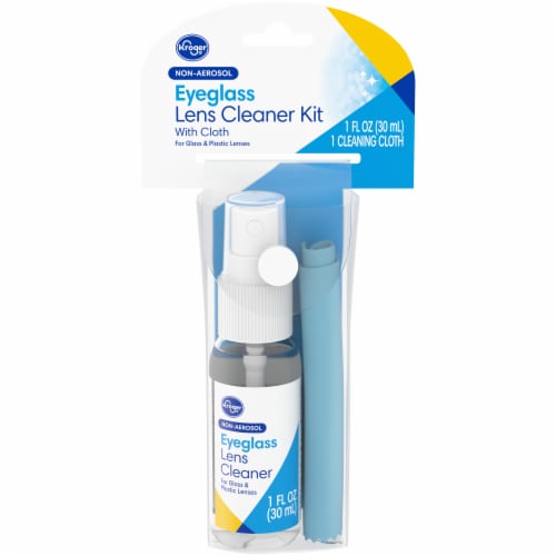 Zeiss Lens Cleaning Kit, 2 oz Eye Glasses Cleaner Spray & Microfiber Cloth Wipe, Size: 2 fl oz