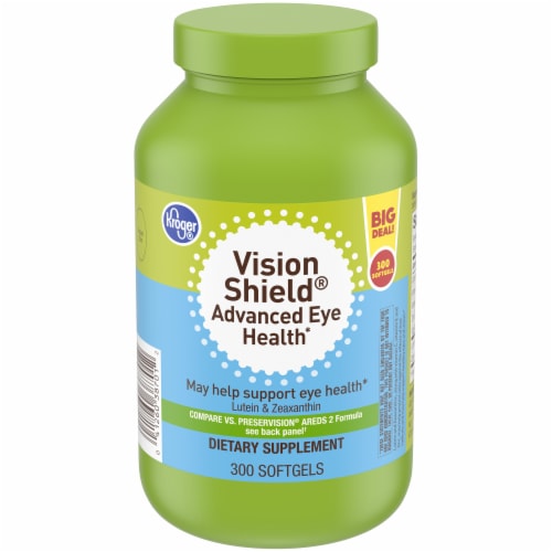 Kroger® Vision Shield® Advanced Eye Health Softgels Perspective: front