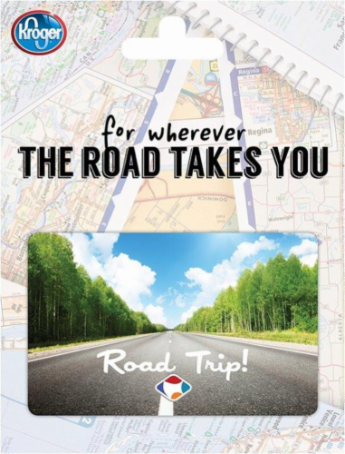 Kroger® Road Trip Gift Card Perspective: front