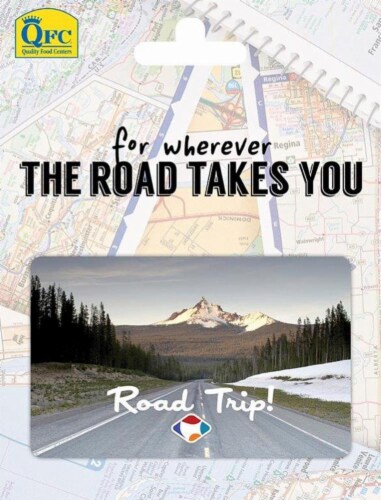 QFC Road Trip Gift Card Perspective: front