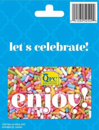 QFC Enjoy Gift Card Perspective: front