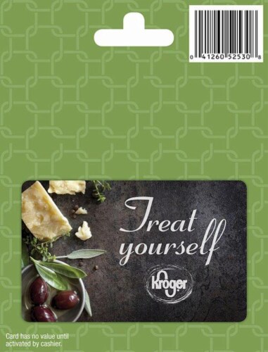 Kroger® Treat Yourself Gift Card Perspective: front