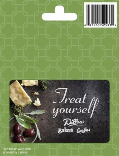 Dillons Treat Yourself Gift Card Perspective: front