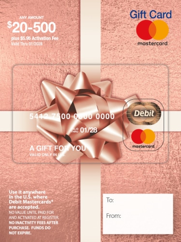 Visa $20-$500 Gift Card ($5.95 activation fee), 1 ct - Kroger