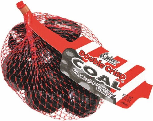 Palmer Double Crisp Coal Holiday Candy Perspective: front
