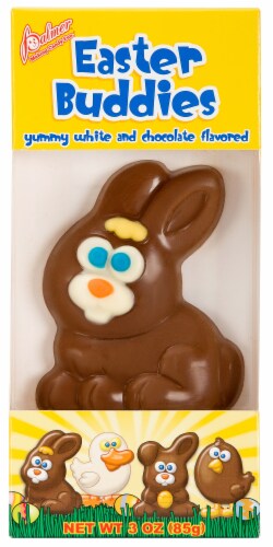 R.M. Palmer Easter Buddies Chocolate Bunny Perspective: front
