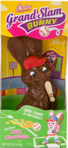 Palmer Grand Slam Bunny Hollow Milk Chocolate Candy Perspective: front