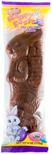 R.M. Palmer Happy Easter Chocolate Rabbit Perspective: front