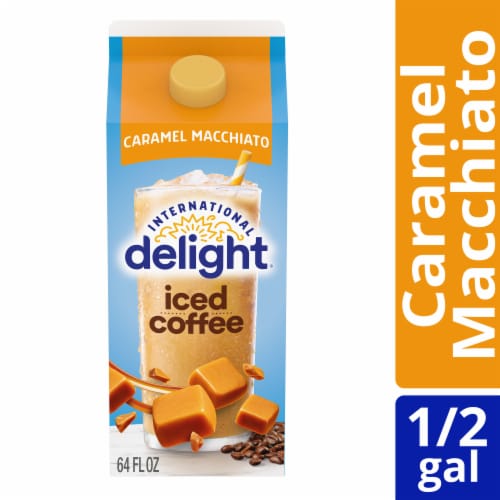 International Delight Caramel Macchiato Iced Coffee Perspective: front
