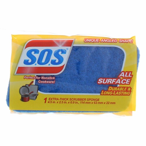 S.O.S. All Surface Scrubber Sponge, 1 ct - Kroger