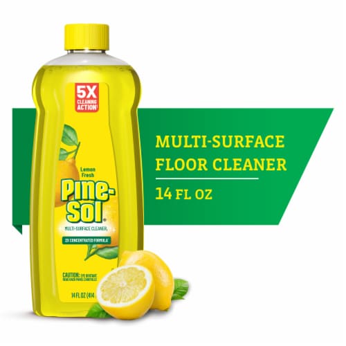 Pine-Sol Multi-Surface Floor Cleaner Lemon Fresh Perspective: front