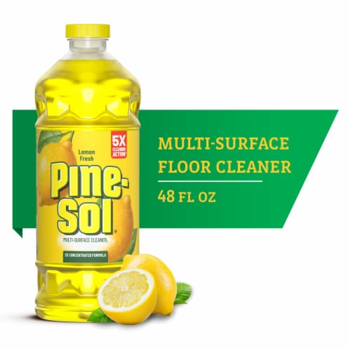 Pine-Sol Multi-Surface Floor Cleaner Lemon Fresh Perspective: front