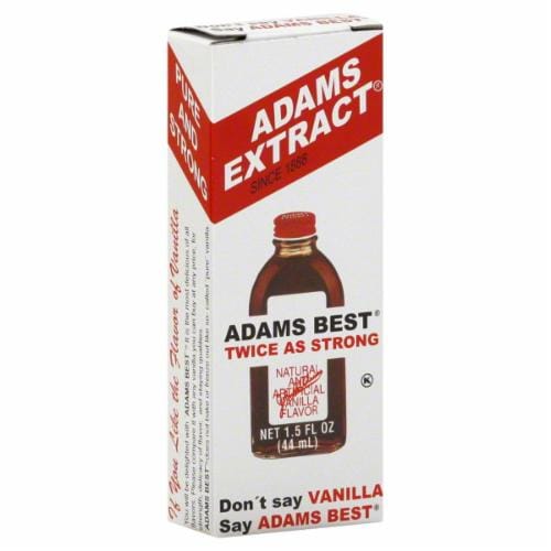 Adams Extract® Vanilla Extract Perspective: front