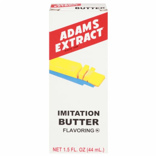 Adams Extract Imitation Butter Flavoring Perspective: front