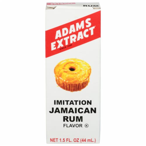 Adams Extract® Imitation Jamaican Rum Flavor Perspective: front