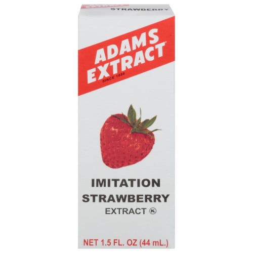 Adams Extract® Imitation Strawberry Extract Perspective: front