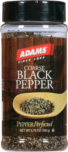 Adams Coarse Black Pepper Perspective: front