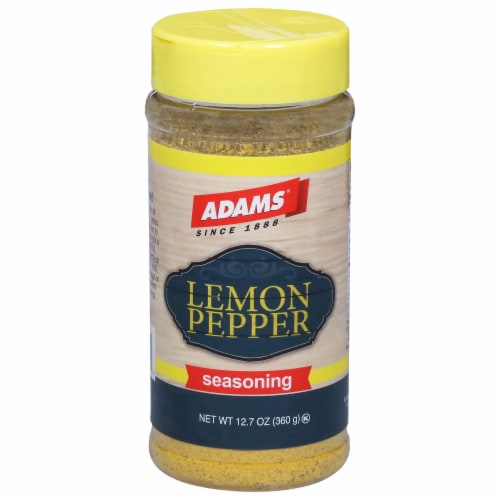 Adams® Lemon Pepper Seasoning Perspective: front