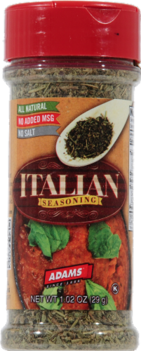 Adams® Italian Seasoning Perspective: front