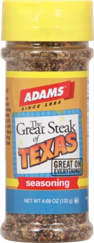 Adams Great Steak of Texas Seasoning Perspective: front