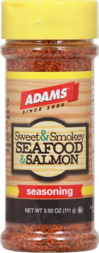 Adams® Sweet & Smokey Seafood & Salmon Seasoning Perspective: front