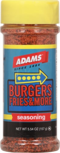 Adams® Burgers Fries & More Seasoning Perspective: front