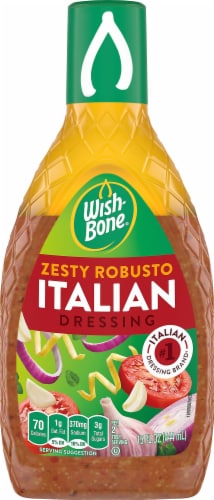 Wish-Bone Zesty Robusto Italian Salad Dressing Perspective: front