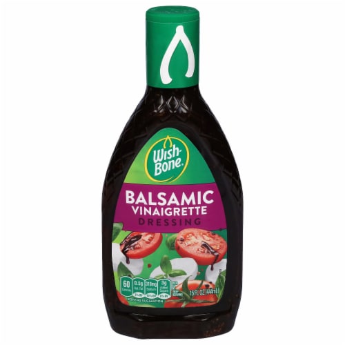 Wish-Bone® Balsamic Vinaigrette Salad Dressing Perspective: front