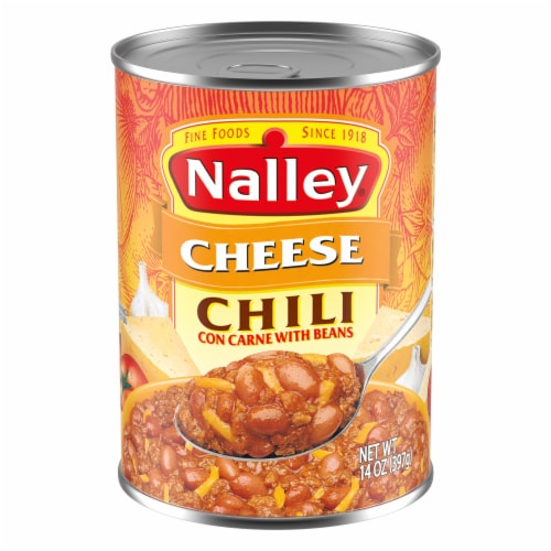 Nalley Cheese Chili Con Carne with Beans Perspective: front