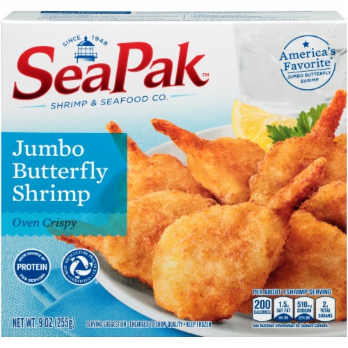 SeaPak Jumbo Butterfly Shrimp Perspective: front