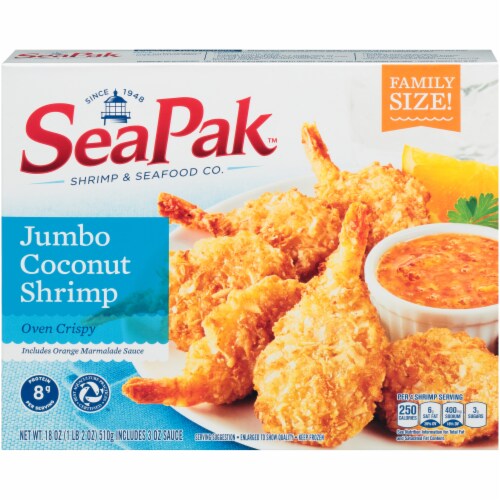 SeaPak Jumbo Coconut Shrimp Perspective: front