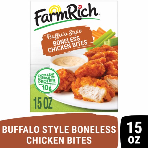 Farm Rich® Buffalo Style Boneless Chicken Bites White Meat Chicken Fritters