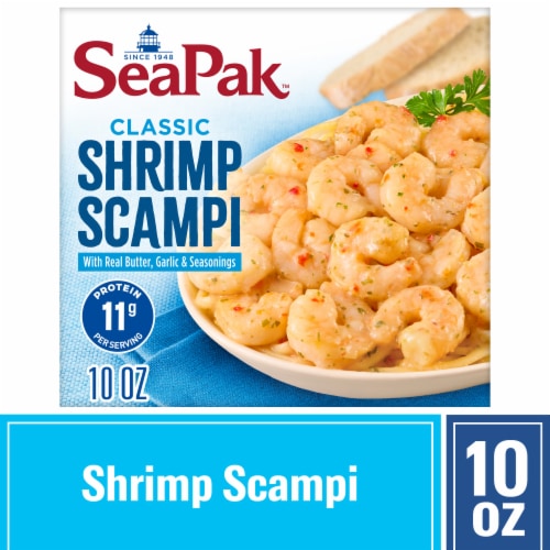 SeaPak Real Butter and Garlic Shrimp Scampi Perspective: front