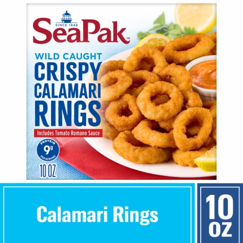 SeaPak Crispy Breaded Calamari Perspective: front