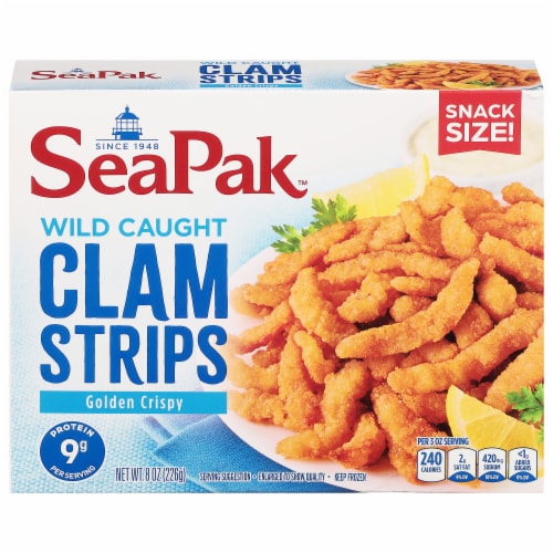 SeaPak™ Wild Caught Clam Strips Perspective: front