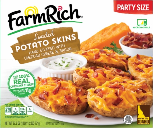 Farm Rich® Loaded Potato Skins Party Size Perspective: front