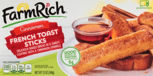 Farm Rich Cinnamon French Toast Sticks Perspective: front
