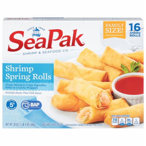 SeaPak™ Shrimp Spring Rolls Perspective: front