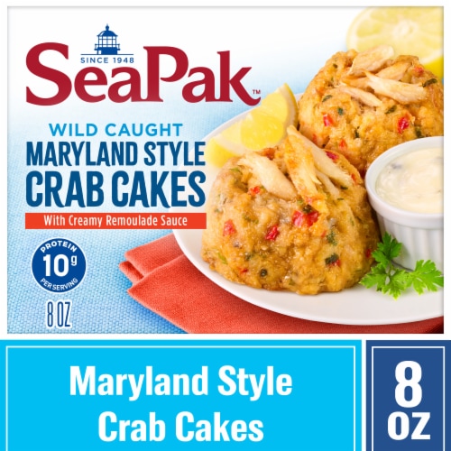 SeaPak Maryland Style Crab Cakes Perspective: front