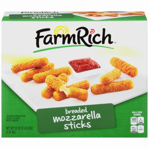 Farm Rich Mozzarella Cheese Sticks Perspective: front