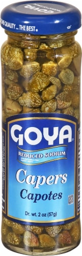 Goya Reduced Sodium Capers Perspective: front