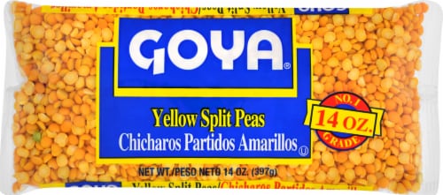 Goya® Yellow Split Peas Perspective: front